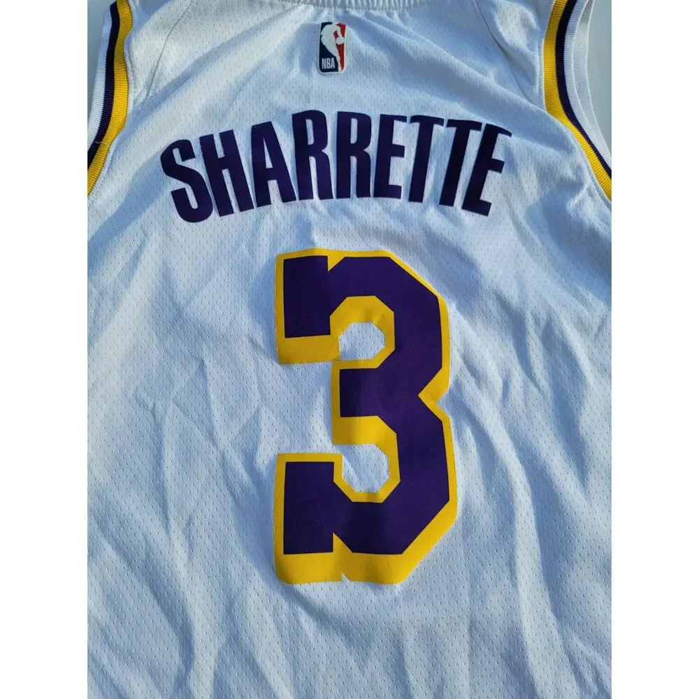 Los Angeles Lakers Jersey Kid's 48/L White Dri-Fit NBA Nike